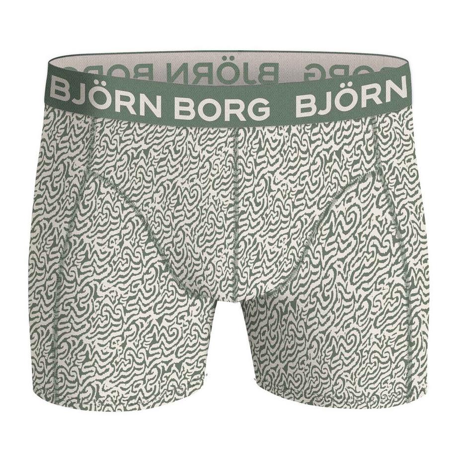 Björn Borg Boxer Uomini Confezione da 3 Aderente alla figura-Cotton Stretch Boxer Trunks 3P  