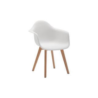 Vente-unique Stuhl mit Armlehnen 6erSet VIXI Polypropylen Buche  