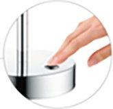 diaqua Miroir cosmétique LED Maia noir, avec cable  