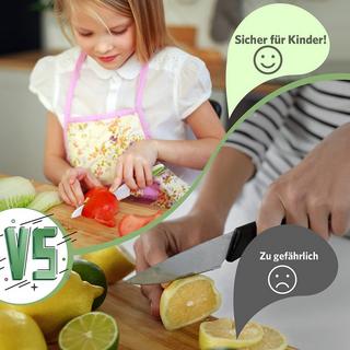 Activity-board  Kindermesser 8-teiliges Kinder-Küchenmesser-Set zum Schneiden und Kochen von Obst oder Gemüse 