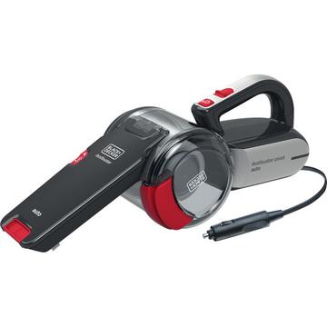 Black & Decker PV1200AV aspirapolvere senza filo Grigio, Rosso, Trasparente