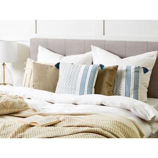 Beliani Dekokissen 2er Set aus Baumwolle Modern TILIA  