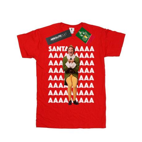 Elf  Buddy Santa Scream TShirt 