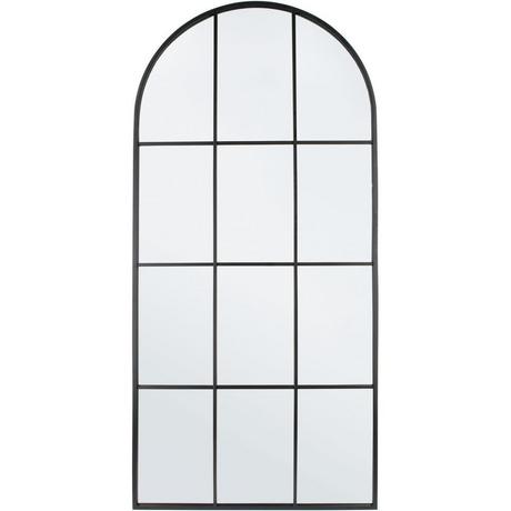 mutoni Miroir fenêtre Nucleos noir 80x170  