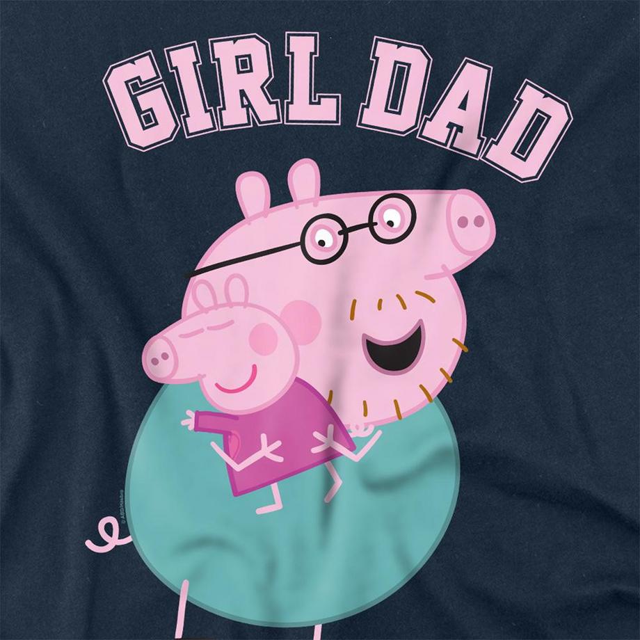 Peppa Pig T-Shirt Manches Longues Girl Dad  