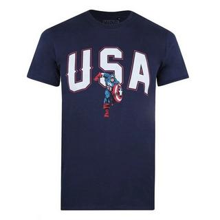 CAPTAIN AMERICA  Tshirt USA 