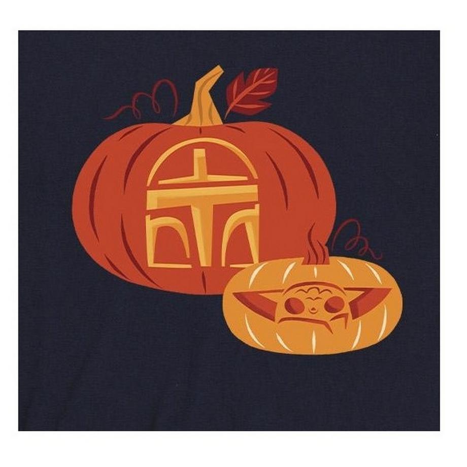 STAR WARS Star Wars Mandalorian Grogu Kürbis T-Shirt  