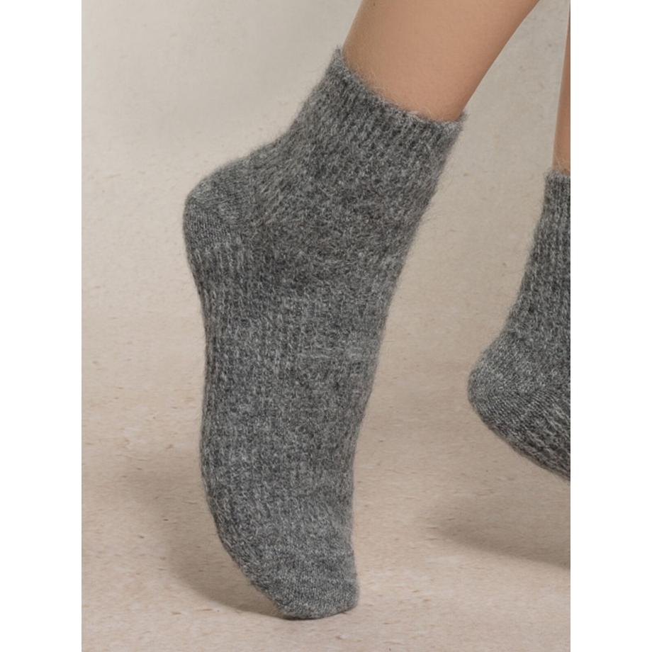 BLEU FORET Chaussettes en laine d'alpaga  