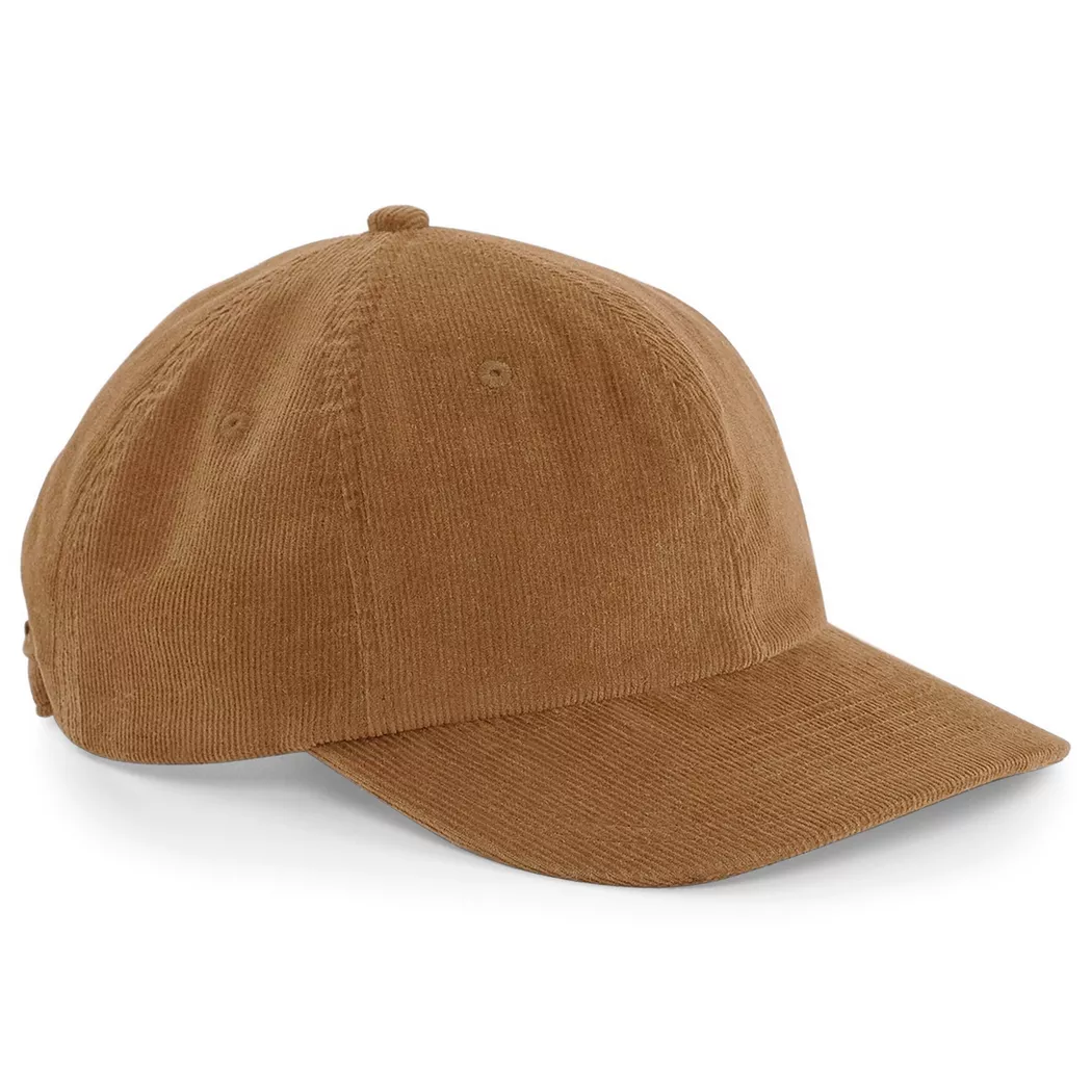 Beechfield - Heritage Cord Cap (2er Pack), für Herren, Camel, One Size
