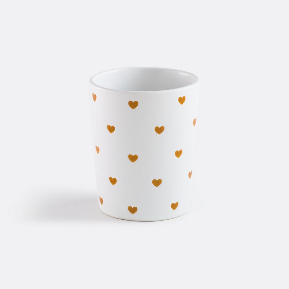 La Redoute Intérieurs Set aus 2 Tassen mit Herzdruck  