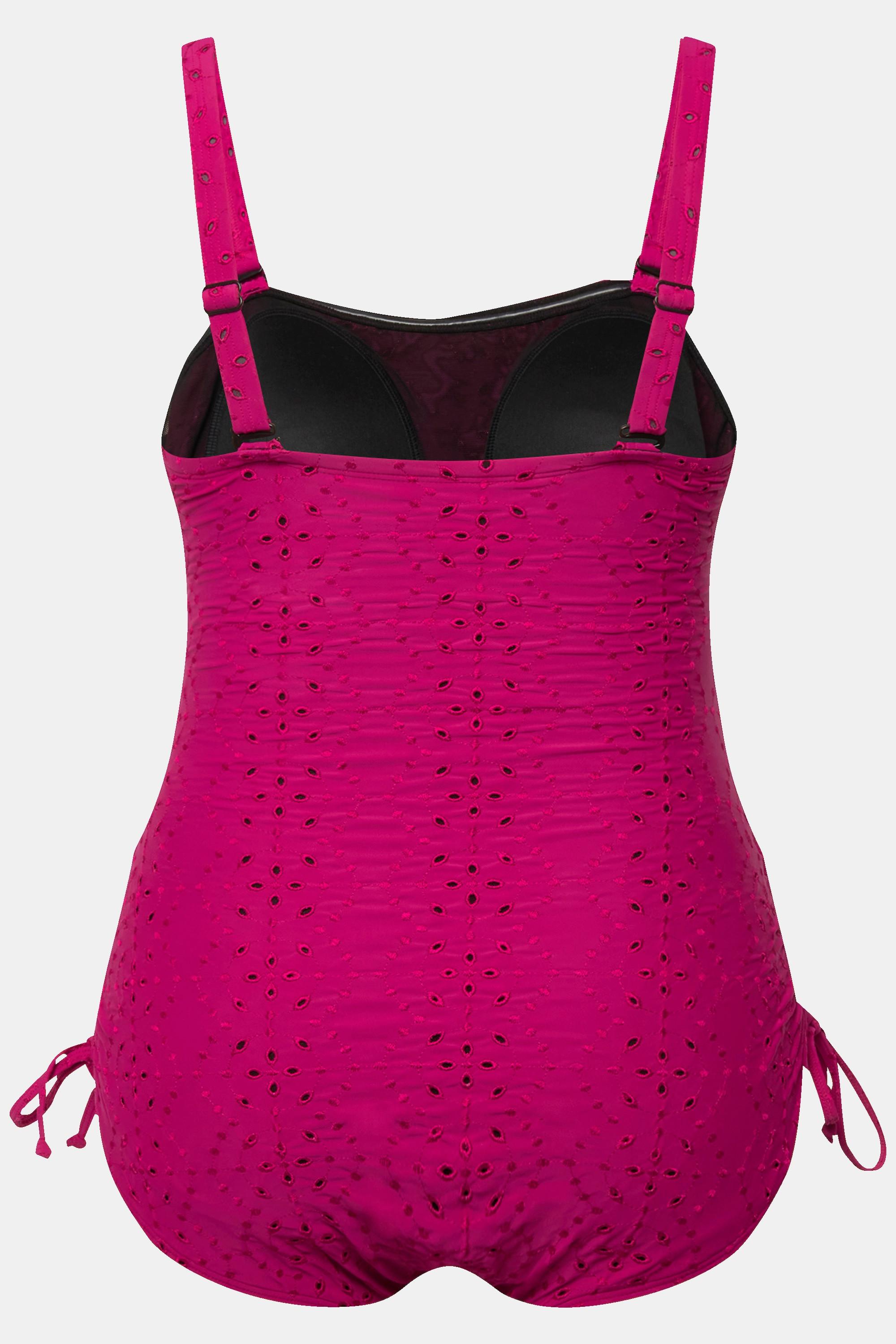 Ulla Popken Maillot de bain Structure de vrille Bonnets souples Bretelles amovibles  