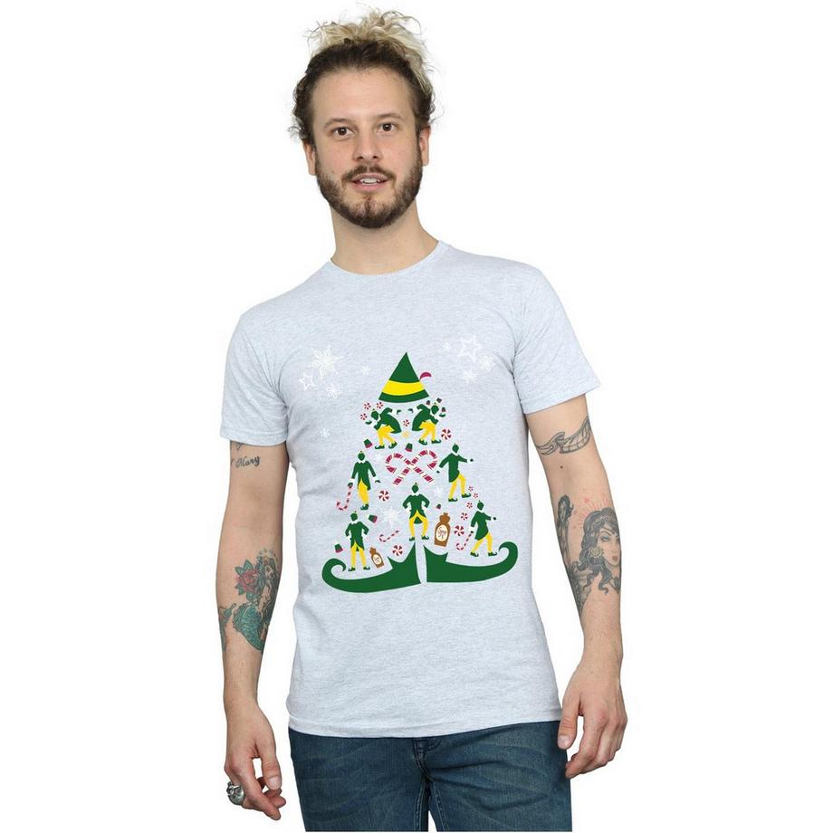 Elf Weihnachtsbaum Kurzarm T-Shirt  