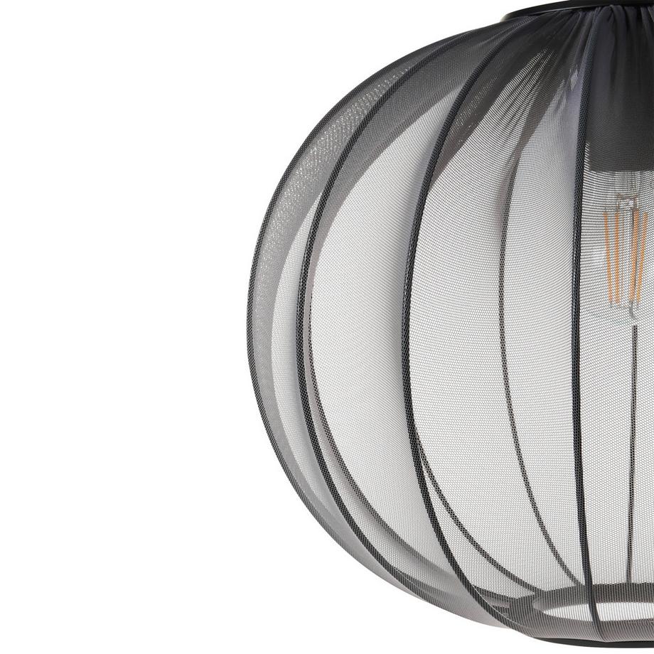 Beliani Hängelampe aus Nylon Industriell MARIETA  