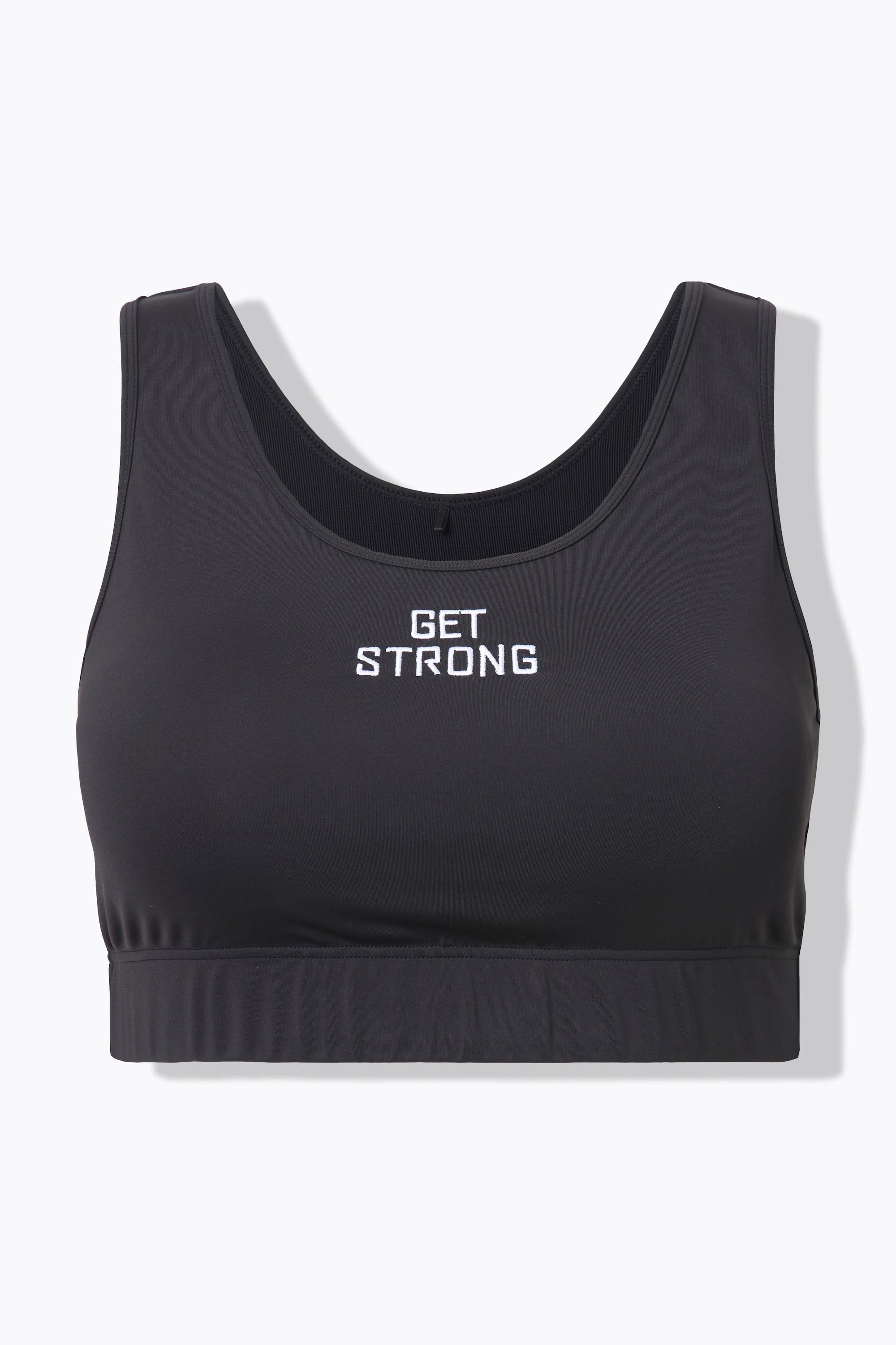 Studio Untold Soutien-gorge de sport dos nageur GET STRONG Statement Doublure en mesh Bonnets souples  