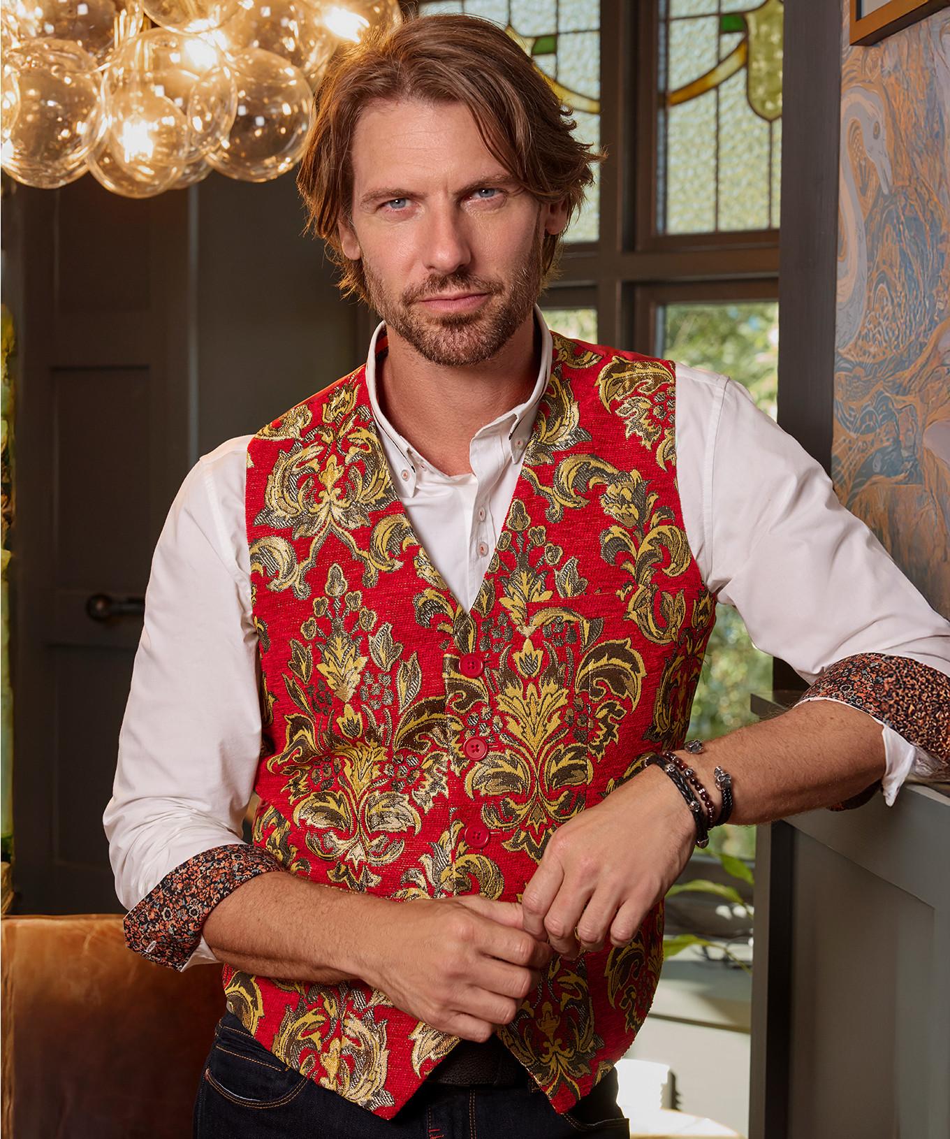 Joe Browns Gilet Jacquard abbottonato  