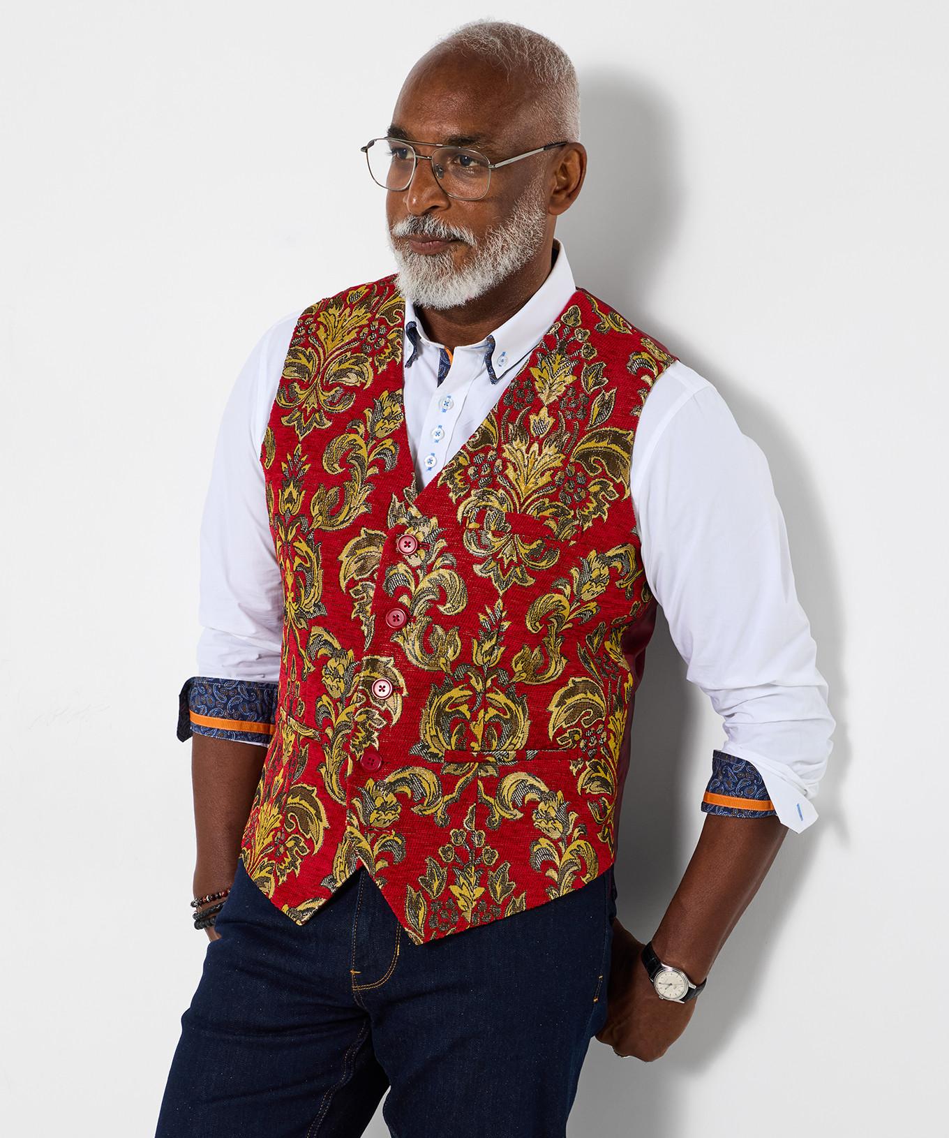 Joe Browns Gilet Jacquard abbottonato  