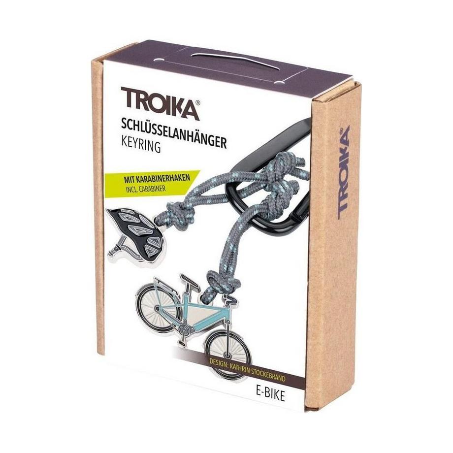 TROIKA Porte-clés E-Bike avec mousqueton  