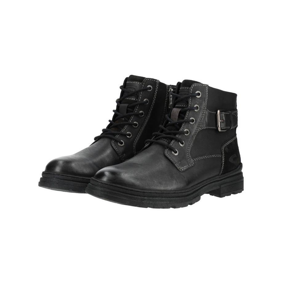 Camel Active Schnürstiefelette mit Seitenschnalle  