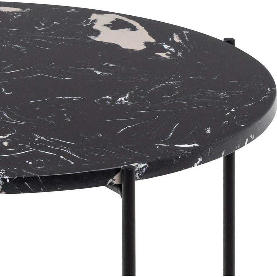 mutoni home Tavolino Léon nero 52  