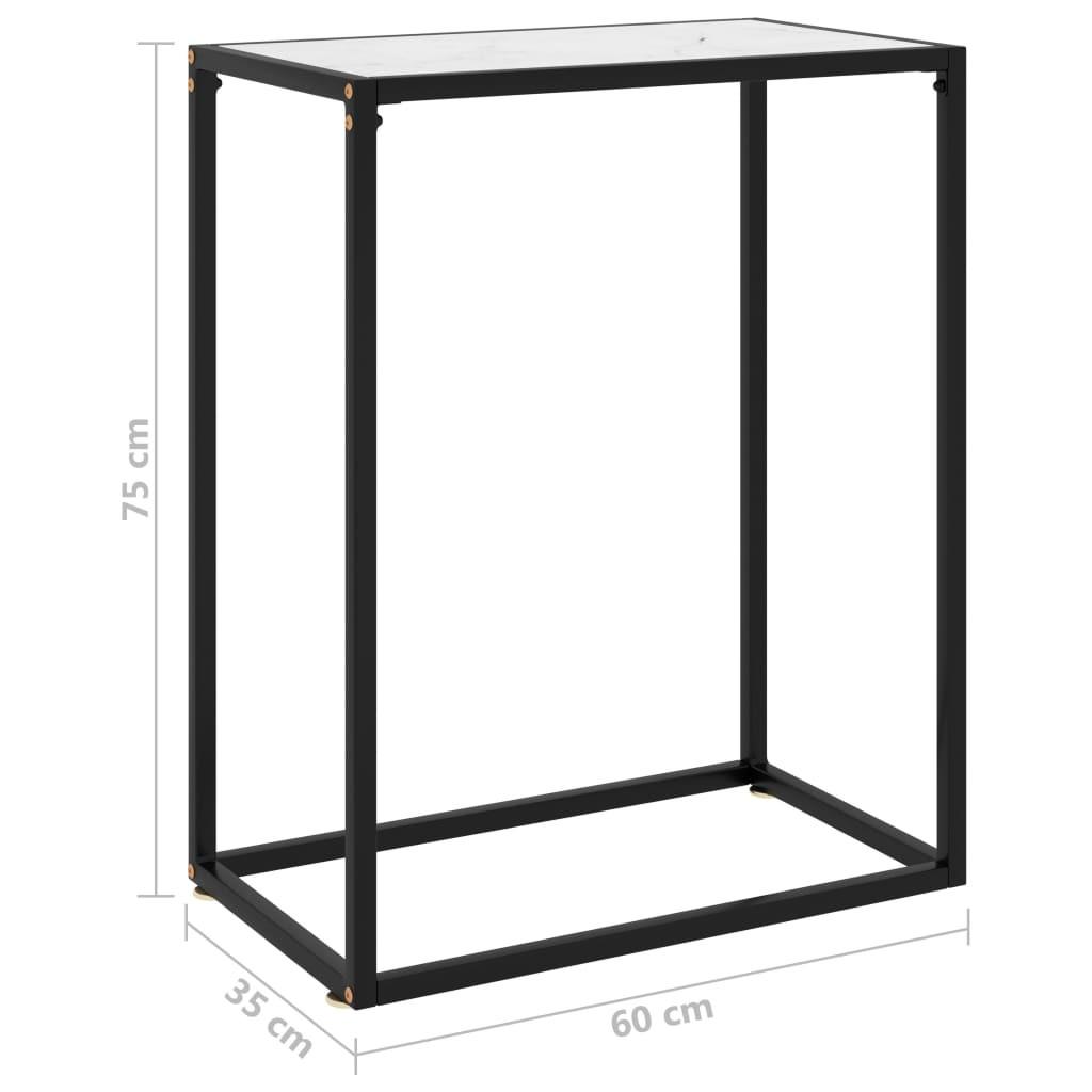 VidaXL Table console verre  