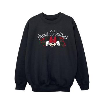 Minnie Mouse Christmas Holly Sweatshirt