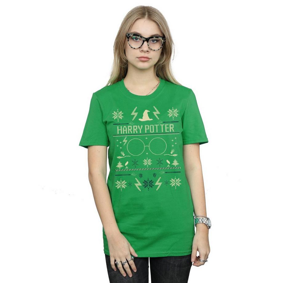 Harry Potter Ugly Christmas Sweater T-Shirt  