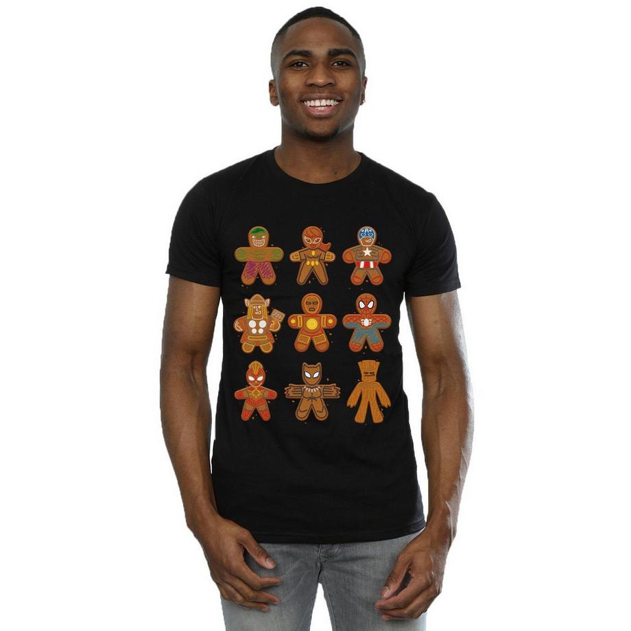 MARVEL Avengers Personaggio Pan di Zenzero T-Shirt  
