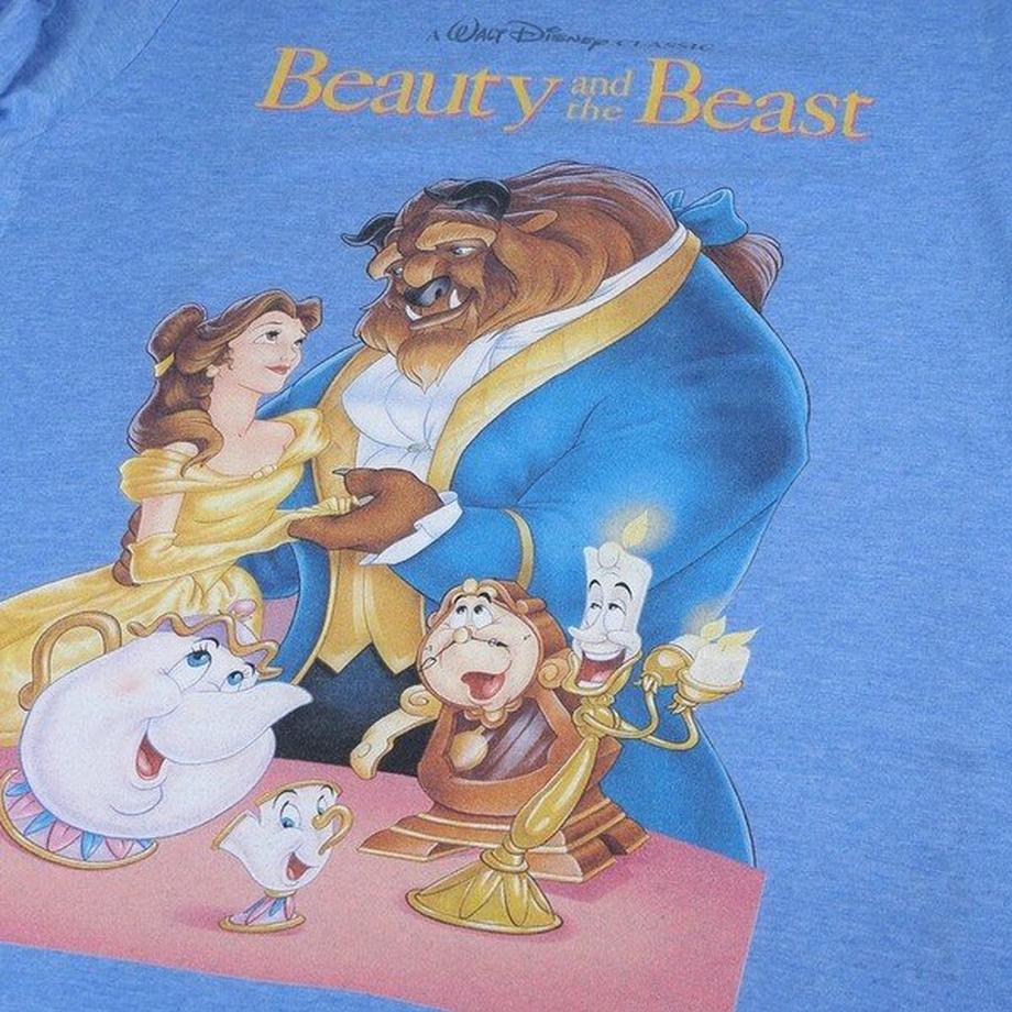 Beauty And The Beast Beauty and the Beast Logo Print T-Shirt  
