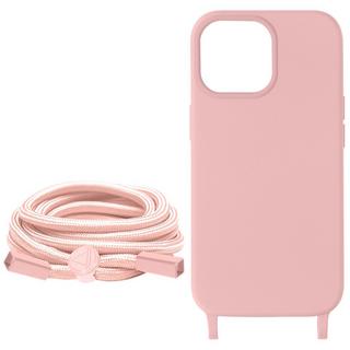 Avizar  Cover cordino iPhone 15 Pro Max rosa 