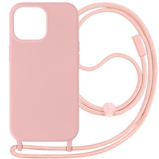 Avizar  Cover cordino iPhone 15 Pro Max rosa 