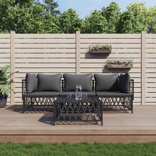 VidaXL Garten lounge set stahl  