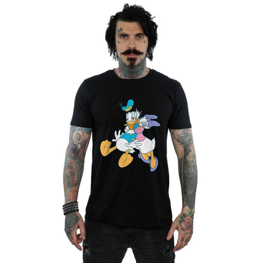 Disney Donald e Daisy Duck T-Shirt Abbraccio  