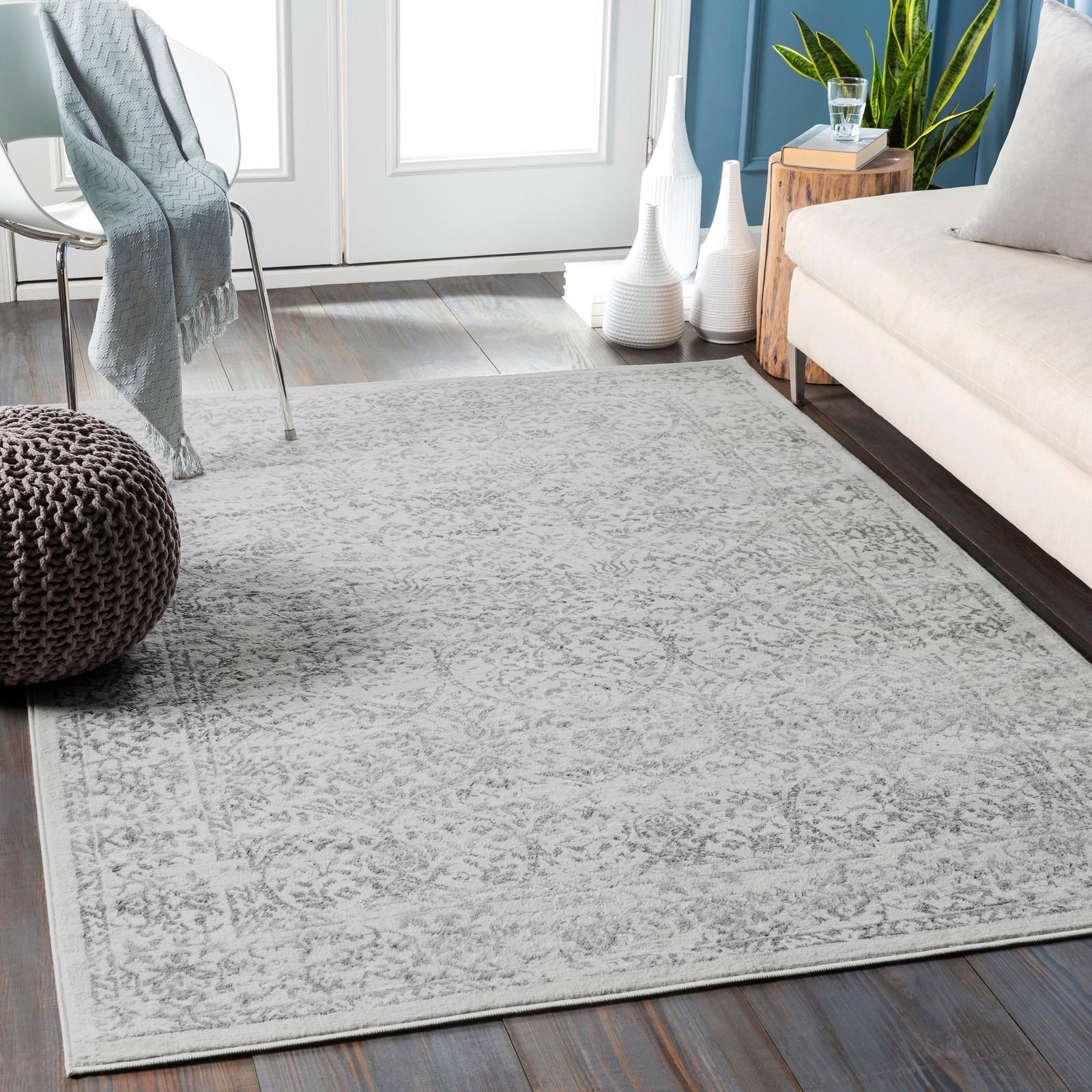 LIVABLISS Tapis Vintage Oriental Blanc/Gris  