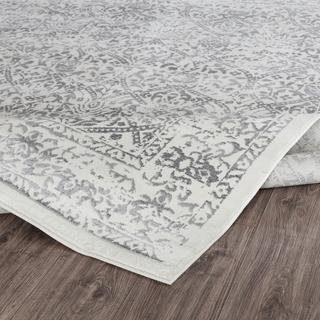 LIVABLISS Tapis Vintage Oriental Blanc/Gris  