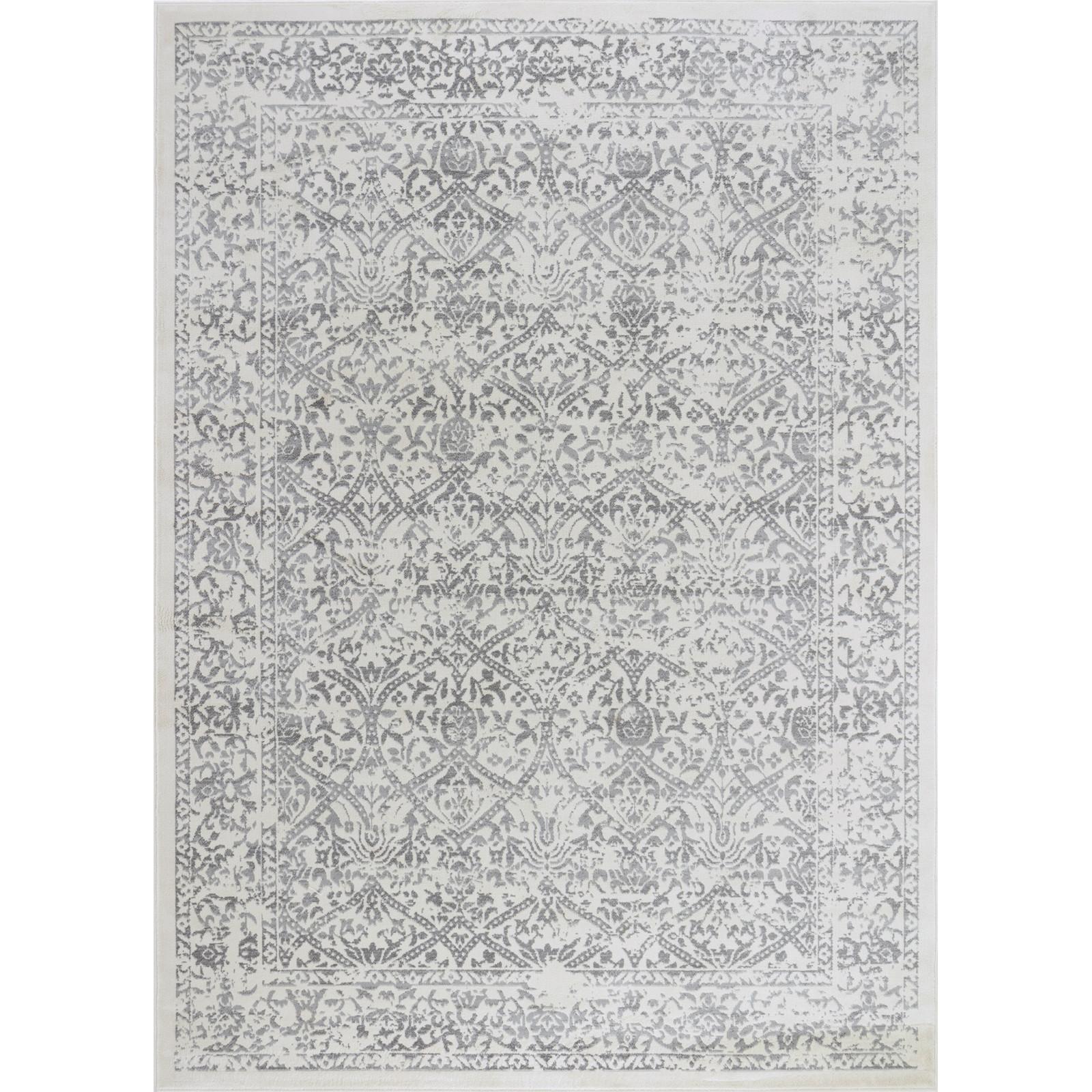 LIVABLISS Tapis Vintage Oriental Blanc/Gris  