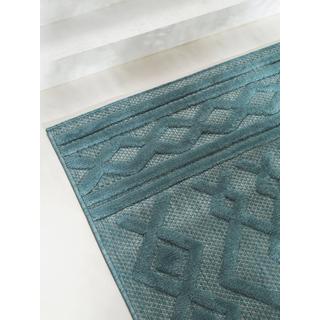 Benuta Tapis d'extérieur & intérieur Bonte Turquoise  