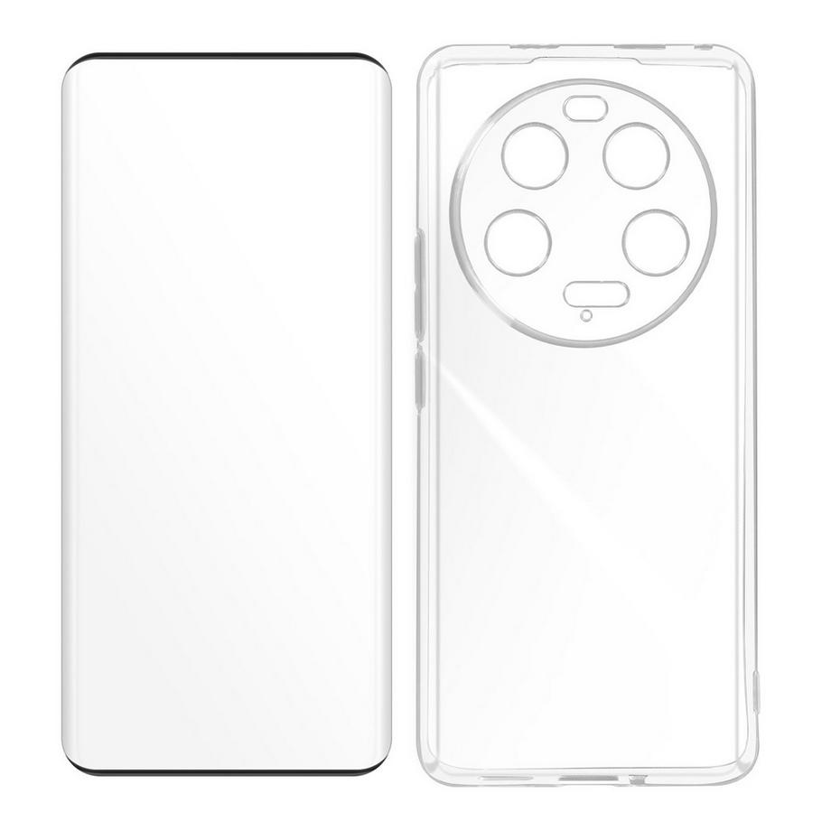 Avizar  Coque + Verre bord Noir Xiaomi 13 Ultra 