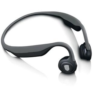 Lenco  Lenco HBC-200GY écouteur/casque Sans fil Minerve Sports Micro-USB Bluetooth Noir 