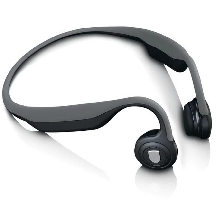 Lenco  Lenco HBC-200GY Kopfhörer & Headset Kabellos Nackenband Sport Mikro-USB Bluetooth Schwarz 
