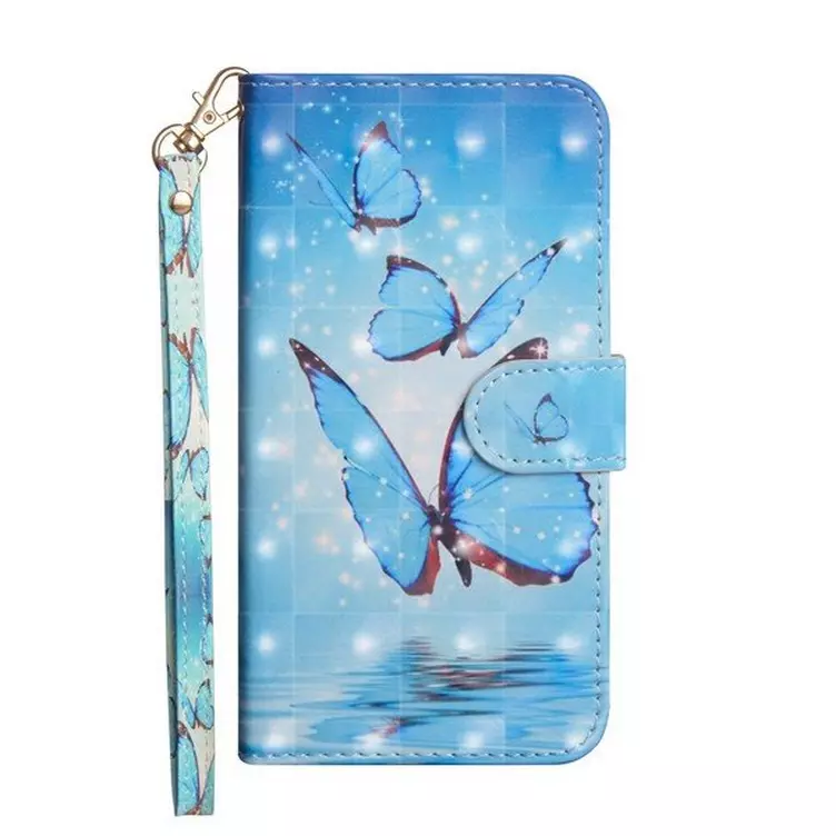 Cover-Discount Galaxy Note 10+ PLUS Etui Ledertasche Schmetterling Glitzer Effektonline kaufen MANOR