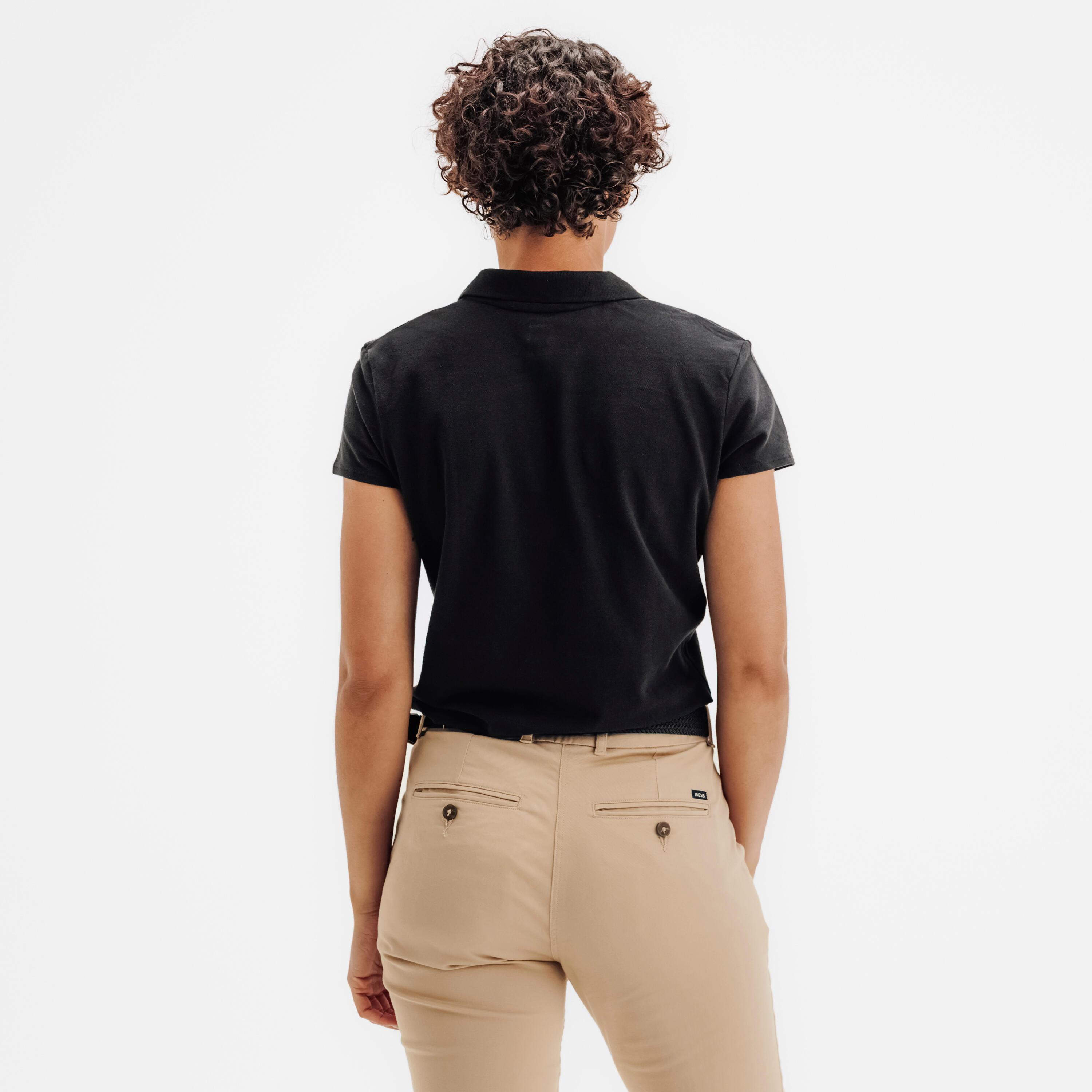 INESIS  Polo golf donna maniche corte cotone 