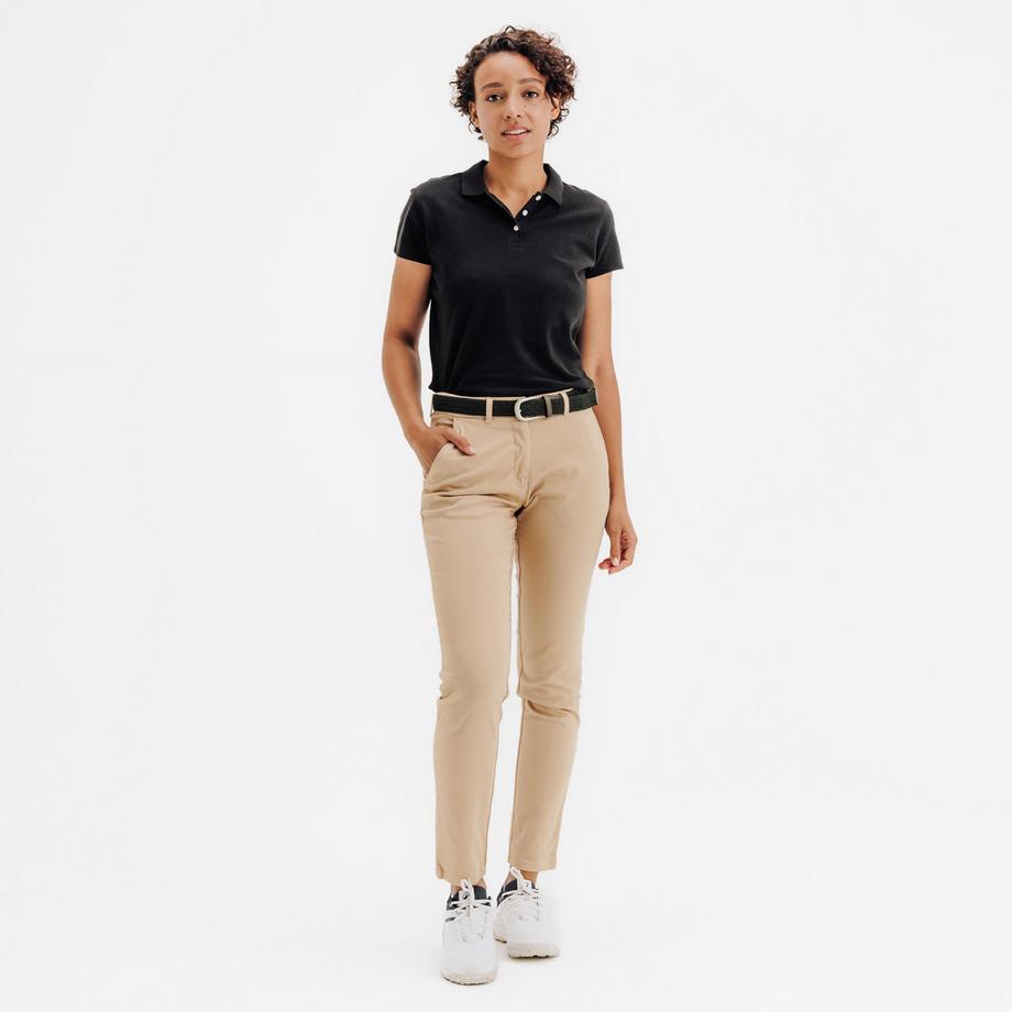 INESIS  Polo de golf femme manches courtes coton 