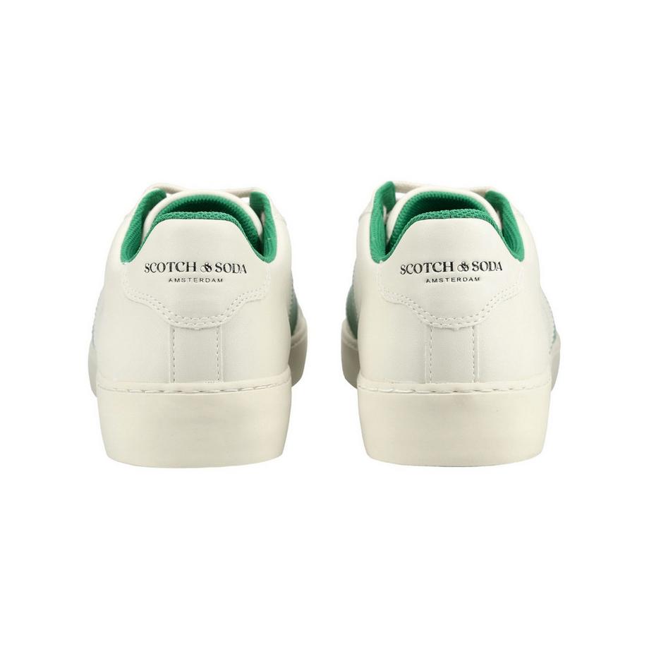 Scotch & Soda Sneaker bianca con pannello navy  