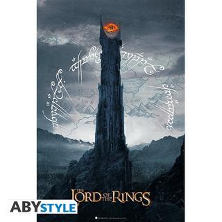 Abystyle Poster - Gerollt und mit Folie versehen - Der Herr der Ringe - Saurons Turm  