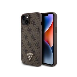 GUESS  Coque iPhone 15 Plus Triangle Strass 4G 