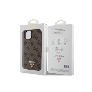 GUESS  Coque iPhone 15 Plus Triangle Strass 4G 