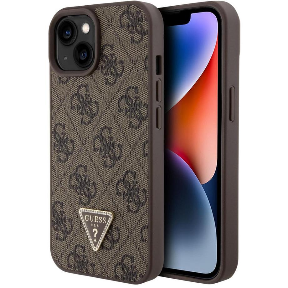 GUESS  Hülle iPhone 15 Plus Triangle Diamond 4G 