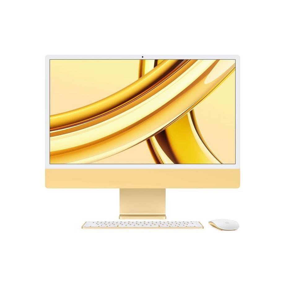 Ricondizionato iMac 24" 2023 M3 4,1 Ghz 16 Gb 512 Gb SSD Giallo - Buono