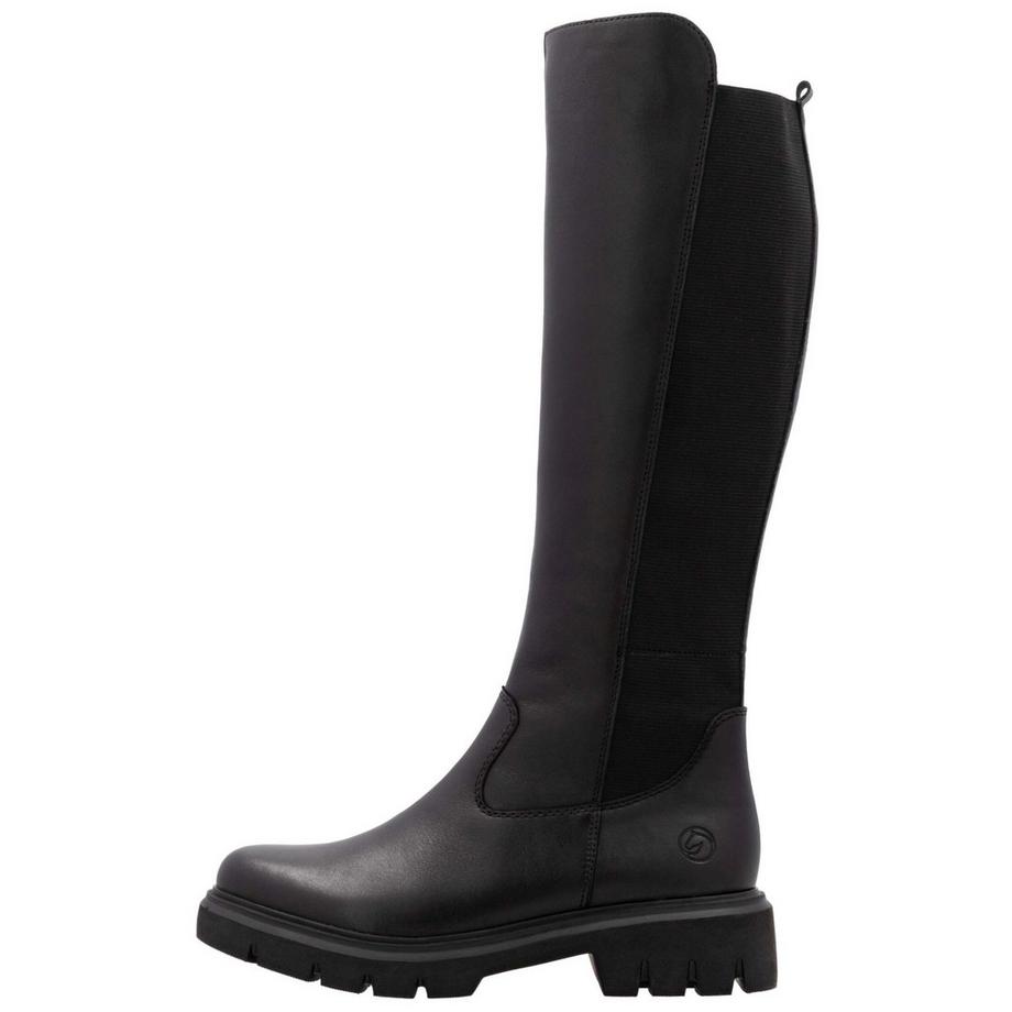 Remonte Knielange Stiefel mit kräftiger Sohle  