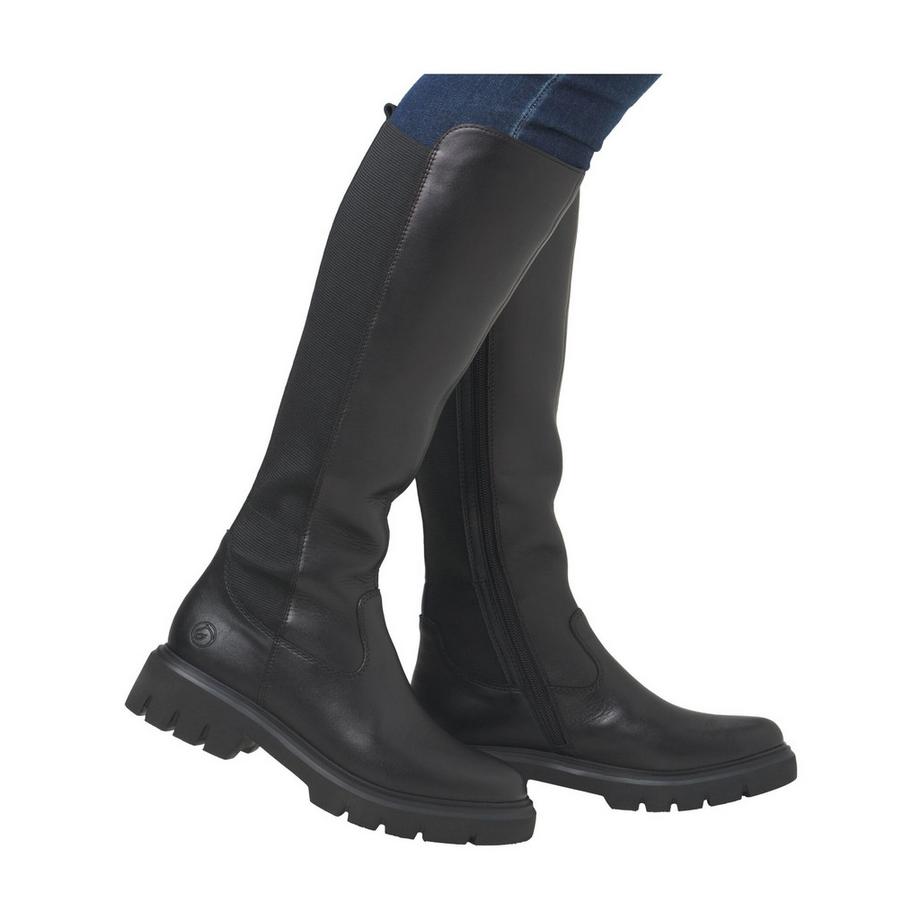 Remonte Knielange Stiefel mit kräftiger Sohle  